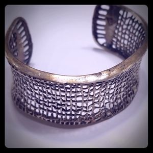 Silpada sterling silver 925 cuff bracelet heavy